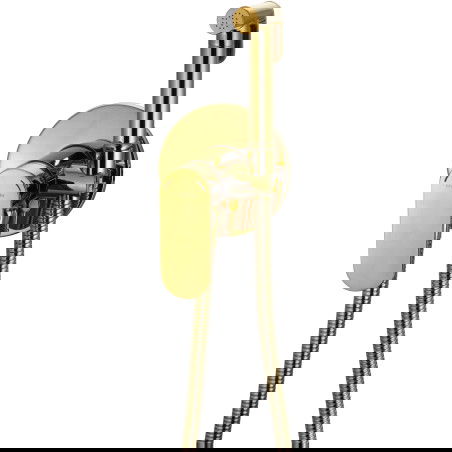 Mexen Milo vgradna bidejska pipa s točkovnim kompletom, zlata - 7599350-50