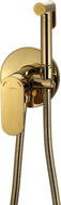 Mexen Milo concealed bidet faucet with point set, gold - 7599350-50