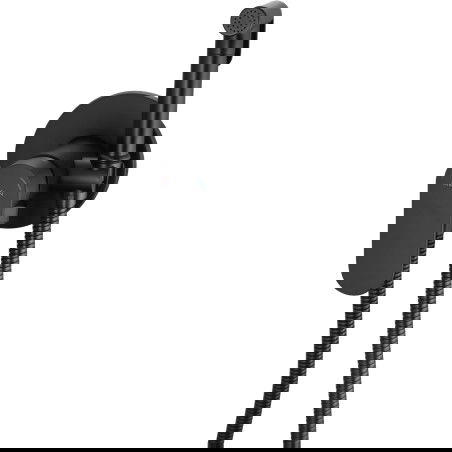 Mexen Milo Ënnerputz Bidet-Batterie mat energetesche Set, schwaarz - 7599350-70