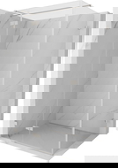 Mexen Lunar T Links öffnende Duschkabine 100 x 110 cm, transparent, gebürsteter Nickel - 834T-100-110-97-00-L