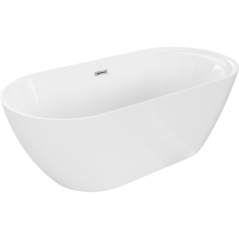 Mexen Laura fristående badkar 170 x 80 cm, vit - 53401708000