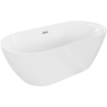 Mexen Laura μπανιέρα ελεύθερης τοποθέτησης 170 x 80 cm, λευκή - 53401708000