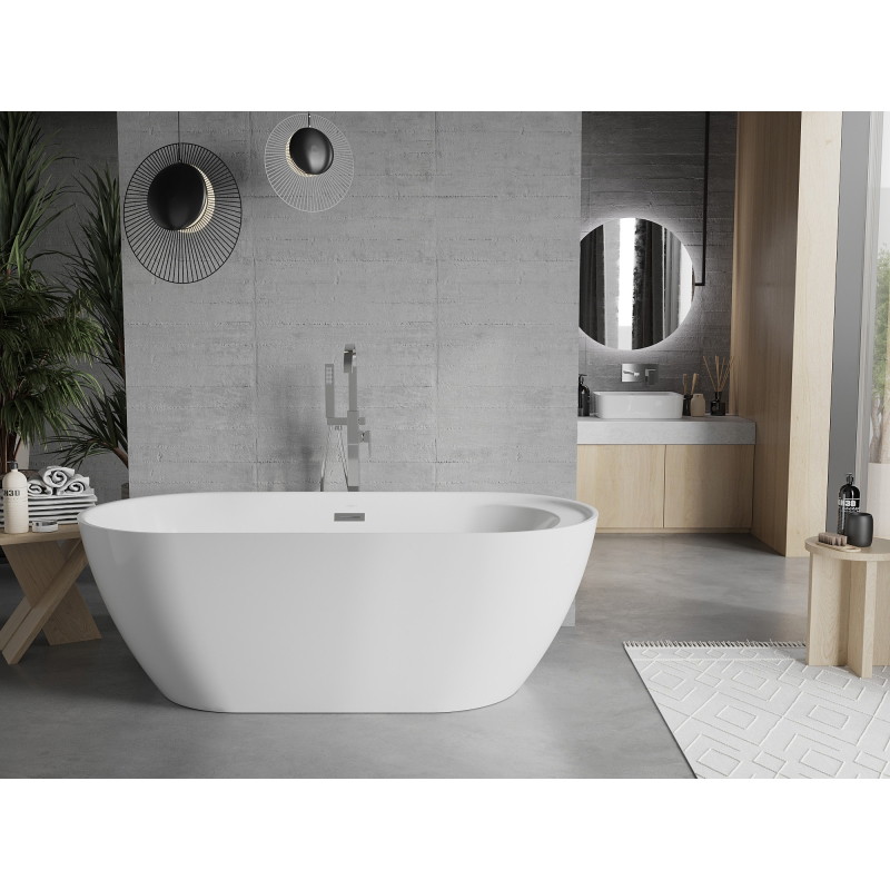 Mexen Laura bañera exenta 170 x 80 cm, blanca - 53401708000