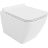 Mexen Vega sanitá̤rio wc Rimless com assento de queda lenta slim, duroplast, branco brilhante - 30654000