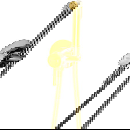 Mexen Elba iebūvēts bidē krāns ar punktu komplektu, zelts - 7599250-50