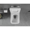 Mexen Vega rimless WC-pott aeglaselt sulguva õhukese duroplast-kaanega, läikiv valge - 30654000