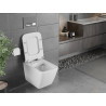 Mexen Vega rimless WC-pott aeglaselt sulguva õhukese duroplast-kaanega, läikiv valge - 30654000