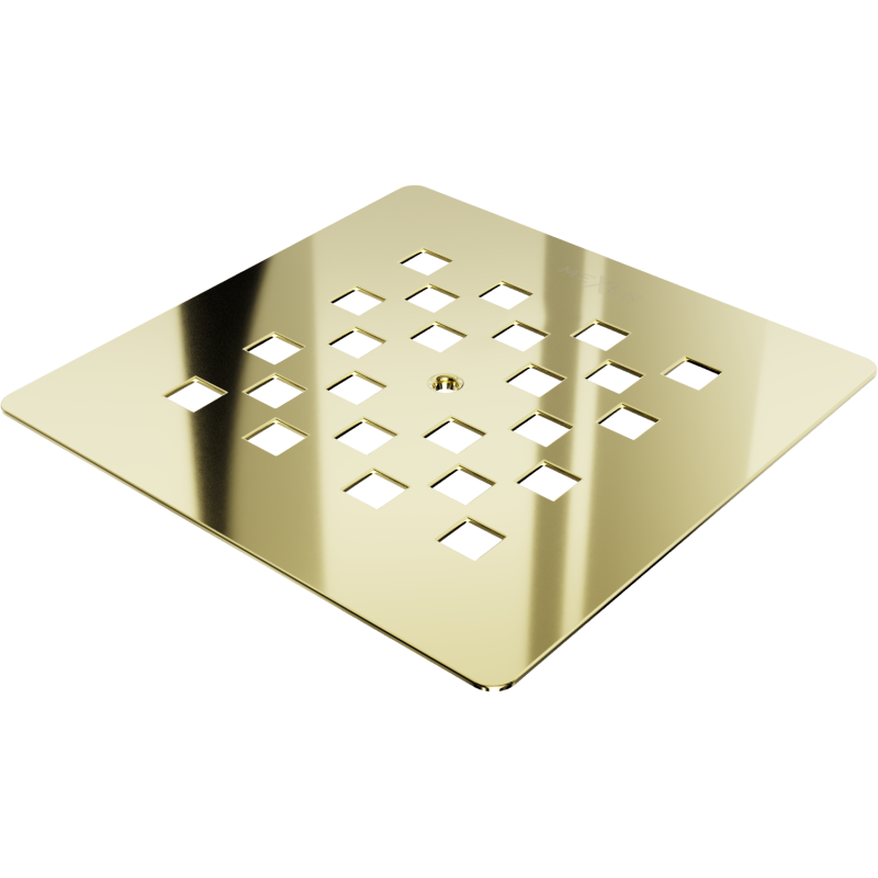 Mexen Stone+ locklist till duschkar, guld - 44910050