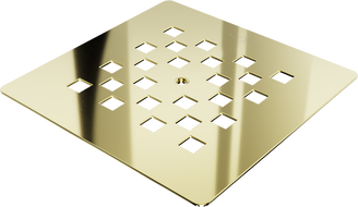 Mexen Stone+ máscara para base de duche, dourada - 44910050