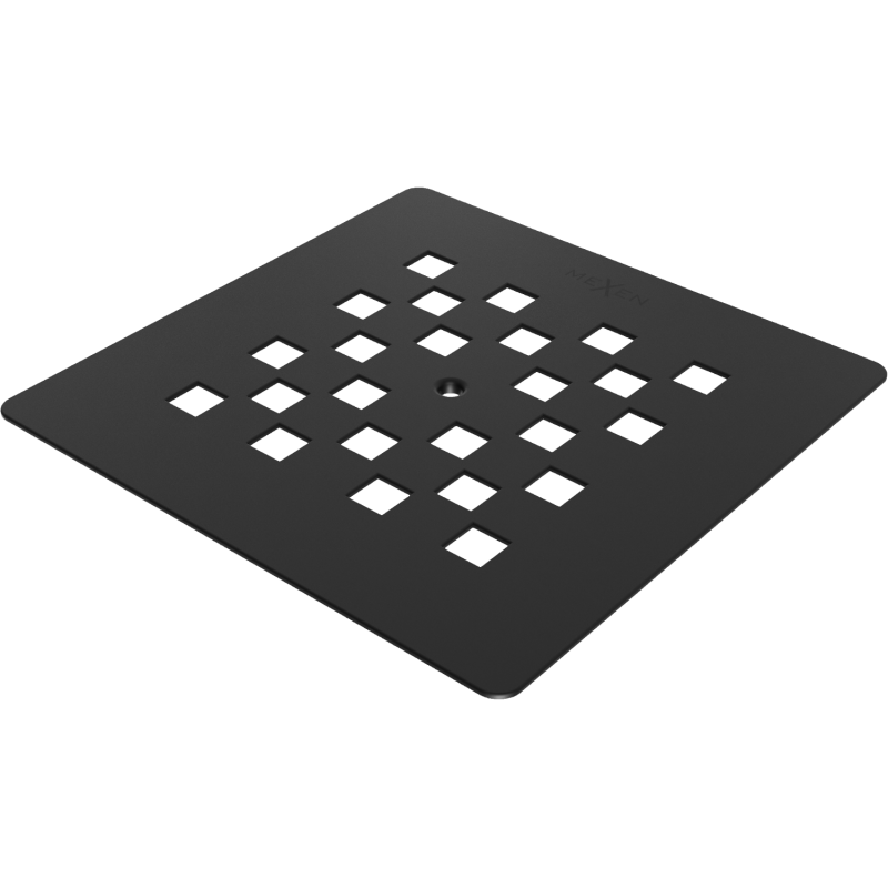 Mexen Stone+ copertura per piatto doccia, nera - 44910070