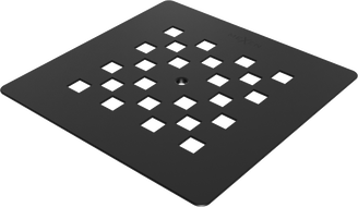 Mexen Stone+ copertura per piatto doccia, nera - 44910070