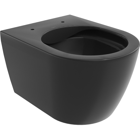 Mexen Carmen Rimless WC Bowl, Black Matte - 3388XX85