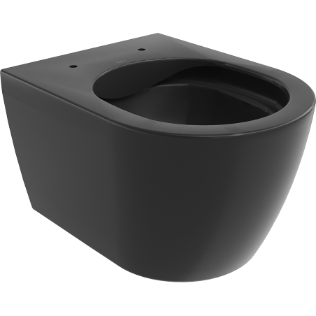 Mexen Carmen rimloze wc-pot, zwarte mat - 3388XX85