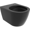 Mexen Carmen rimloze wc-pot, zwarte mat - 3388XX85