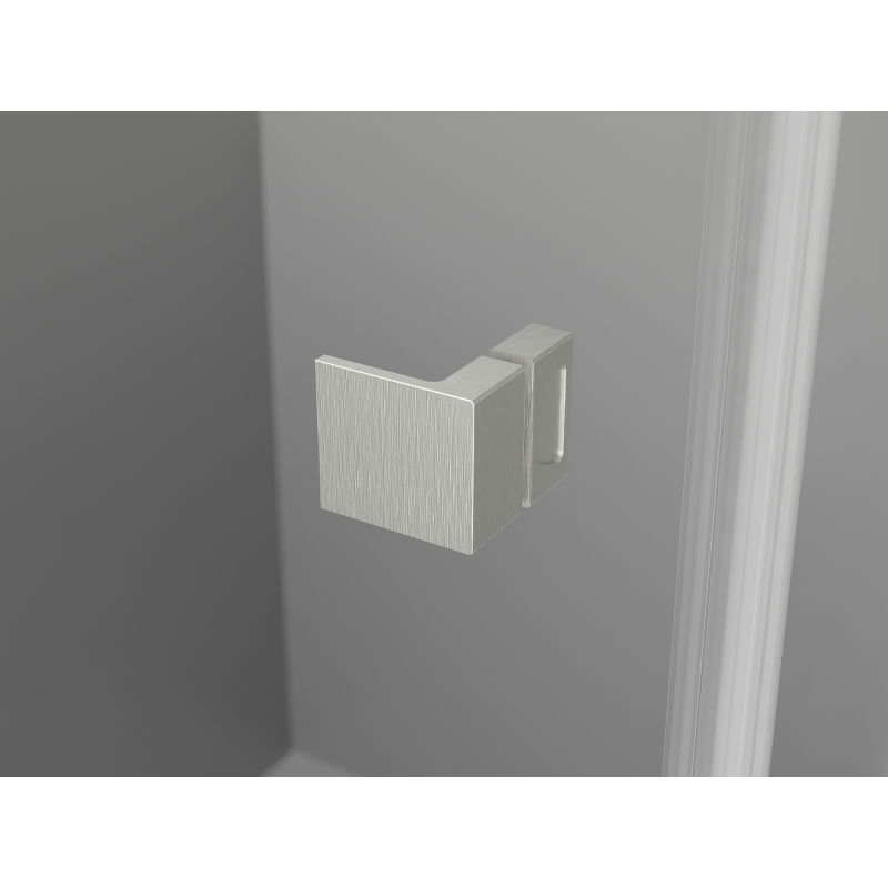 Mexen Lunar T schuifdeur douchecabine rechts 100 x 90 cm, transparant, geborsteld nikkel - 834T-100-090-97-00-P