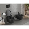 Mexen Carmen WC-Schüssel Rimless mit langsam schließendem Slim-Sitz, Duroplast, schwarz matt - 30880185