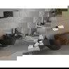 Mexen Carmen cuvette WC Rimless avec abattant slim à fermeture lente, duroplast, noir mat - 30880185