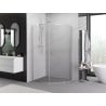 Mexen Exo-R cabina doccia pentagonale battente 100 x 80 cm, trasparente, cromo - 812-100-080-01-00