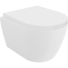 Mexen Carmen Rimless WC bowl with soft-close hard seat, duroplast, glossy white - 30880200