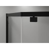 Mexen Exo-R fünfeckige Duschkabine 100 x 80 cm, transparent, schwarz - 812-100-080-70-00