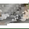 Mexen Carmen wandhängende WC-Schüssel Rimless mit langsam schließendem, hartem Deckel, Duroplast, glänzend weiß - 30880200