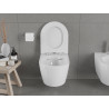 Mexen Carmen wc-pot Rimless met softclose slim zitting, duroplast, witte glans - 30880300