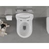 Mexen Carmen miska wc Rimless z deską wolnoopadającą twarda, duroplast, biała połysk - 30880200