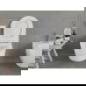 Mexen Carmen cuvette WC sans bride avec abattant slim à descente progressive, duroplast, blanc brillant - 30880400