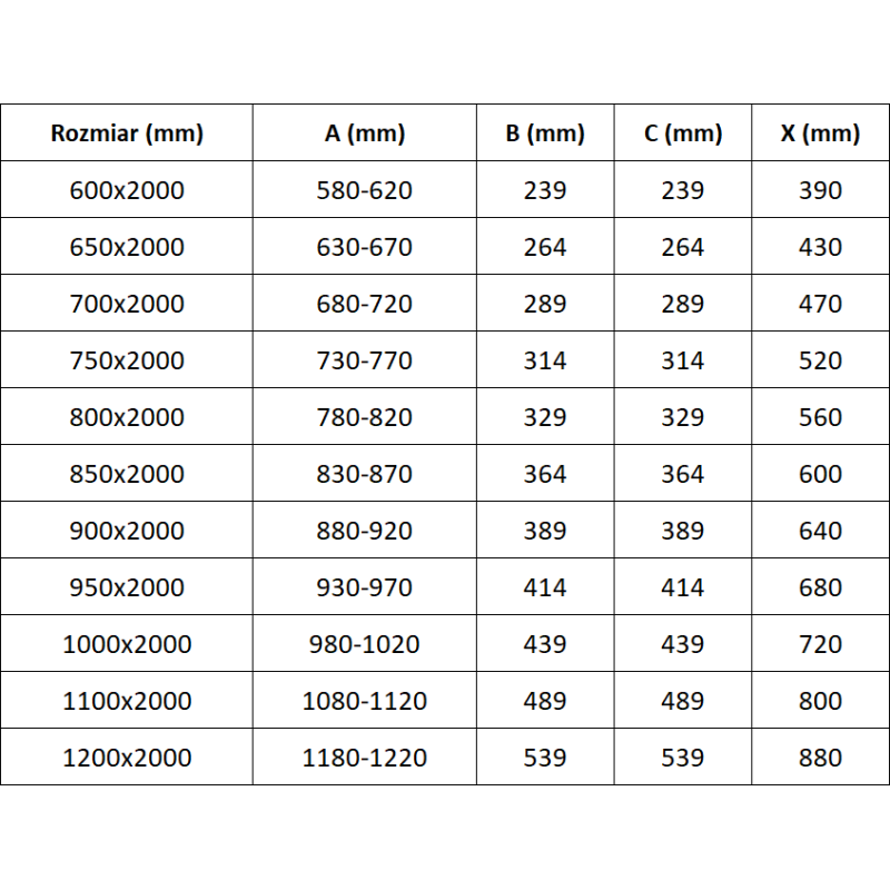 Mexen Exo vikbara duschdörrar 110 cm, transparent, guld - 816-110-000-50-00