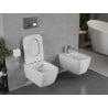Mexen Margo WC-Schüssel Rimless mit Slim-Absenkautomatik-Sitz, Duroplast, glänzend weiß - 30420900