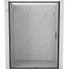 Mexen Exo sliding shower door 190 cm, transparent, black - 8151-190-000-70-00