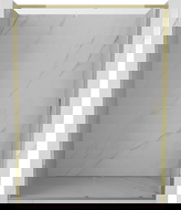 Mexen Exo skjutdörr duschdörrar 170 cm, transparent, guld - 8151-170-000-50-00