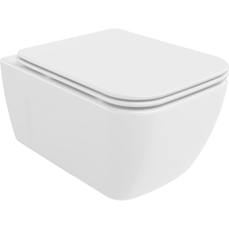 Mexen Margo wc-pot Rimless met softclose slim zitting, duroplast, witte glans - 30420900