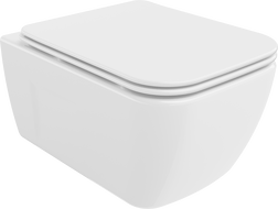 Mexen Margo sanitário wc Rimless com tampa de queda lenta slim, duroplasto, branca brilhante - 30420900