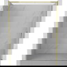 Mexen Exo drsna tuš vrata 190 cm, prozorna, zlata - 8151-190-000-50-00