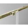 Mexen Exo drzwi prysznicowe rozsuwane 200 cm, transparent, złote - 8151-200-000-50-00