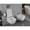Mexen Margo wc-pot Rimless met softclose zitting slim, duroplast, wit glanzend - 30420800