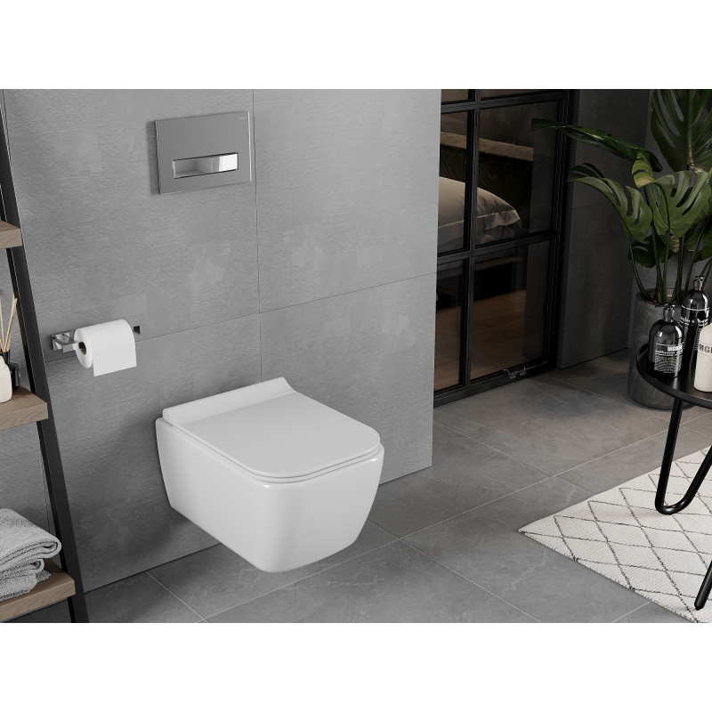 Mexen Elis cuvette WC sans rebord, blanc brillant - 3391XX00