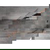 Mexen Mist H T Duschkabine Schwingtür links 100 x 110 cm, transparent, gebürstetes Kupfer - 8A5T-100-110-65-00-L