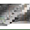 Mexen Mist H T Duschkabine Schwingtür links 105 x 120 cm, transparent, gebürstetes Kupfer - 8A5T-105-120-65-00-L