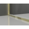 Mexen Exo-B Duo duschkabin med gångjärn 110 x 75 cm, transparent, guld - 814-110-075-50-00