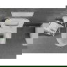 Mexen Lena randloos wc-kom met softclose zitting slim, duroplast, wit/gouden lijn - 30224005