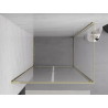 Mexen Exo-B Duo kabina prysznicowa uchylna 120 x 70 cm, transparent, złota - 814-120-070-50-00