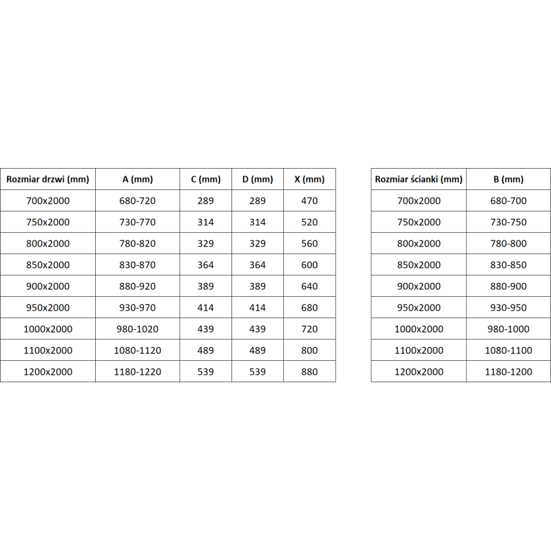 Mexen Exo cabine de duche dobrável 90 x 70 cm, transparente, cromado - 816-090-070-01-00