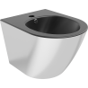Mexen Lena Hänge-Bidet, Schwarz matt/Silber - 35224874