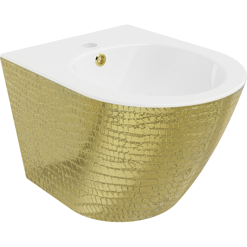 Mexen Lena ripustettava bidee, valkoinen/kultainen suomukuvio - 35224808