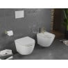 Mexen Lena bidet sospeso, bianco/dorato linea - 35224805