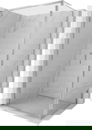 Mexen Exo vikbar duschkabin 110 x 100 cm, transparent, krom - 816-110-100-01-00