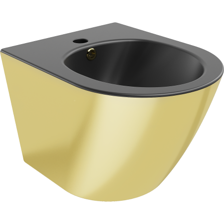 Mexen Lena hangend bidet, matzwart/goud - 35224876
