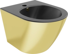 Mexen Lena bidet suspendu, noir mat/or - 35224876